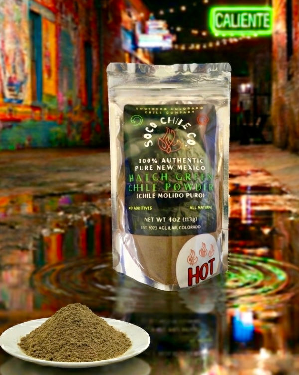 SOCO Chile Co. Green Chile Powder — 4 oz