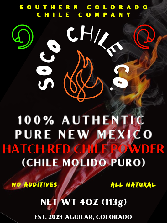 (XHOT) 100% Authentic Pure New Mexico Hatch Red Chile Powder
