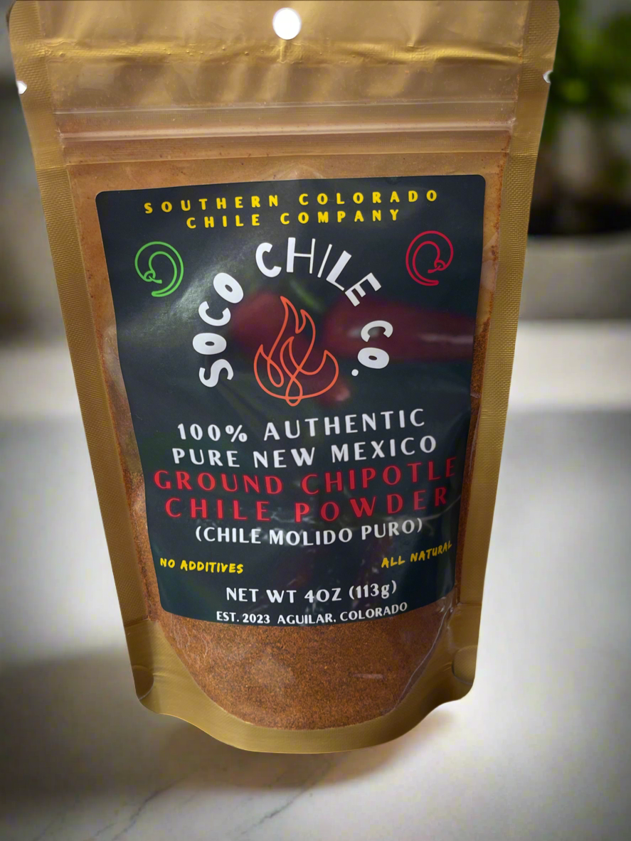 100% Authentic Pure New Mexico Ground Chipotle Chile Powder