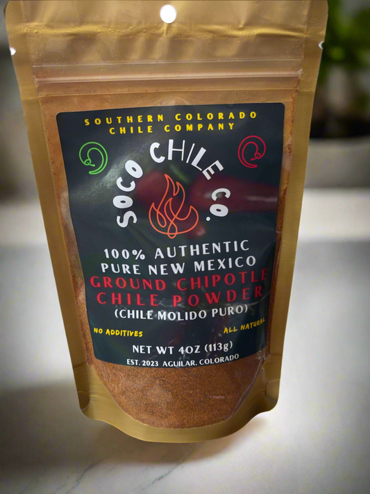 100% Authentic Pure New Mexico Ground Chipotle Chile Powder