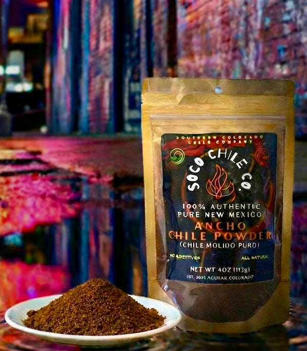 SOCO Chile Co. Ancho Chile Powder — 4 oz